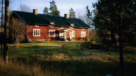 Gruvstugan vid Vretgruvan vid Bölet syd om Granvik i Västergötland.